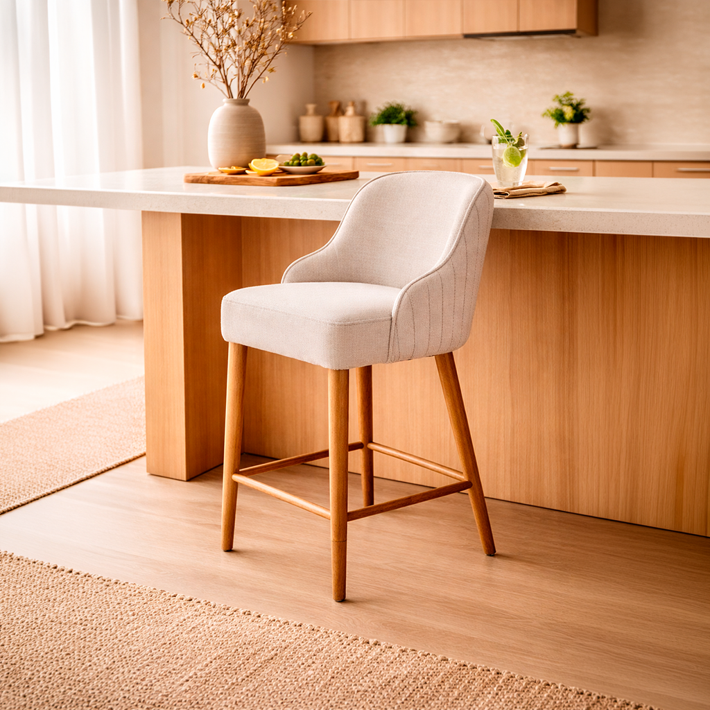 SILLA DE BARRA RENDER LINEAL