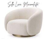 poltrona para sala Luna Minimalista diseño moderno