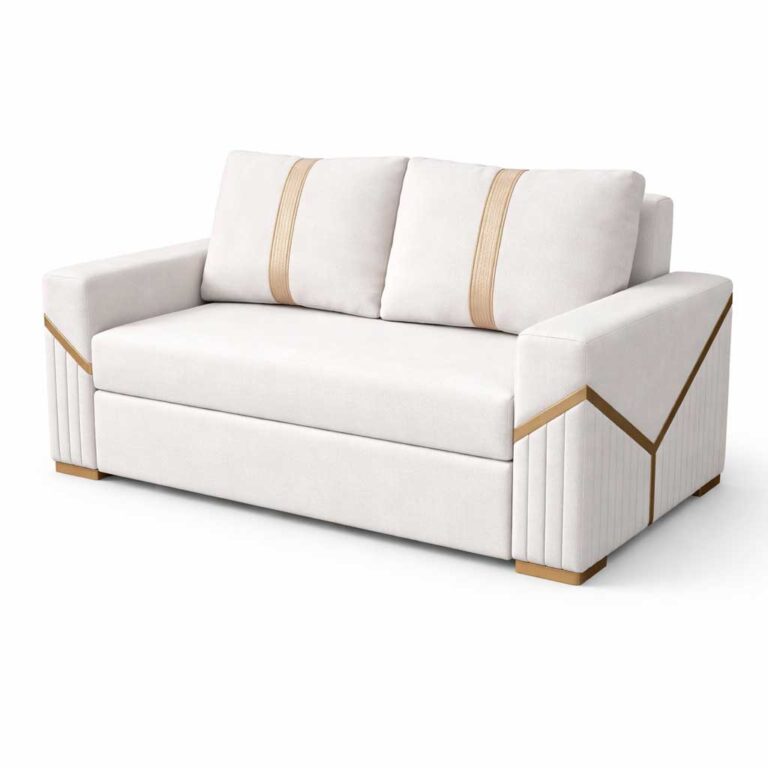sofa cama de madera living luxury para sala