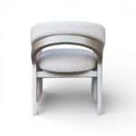 Detalle tapizado silla Mónaco para comedor moderna