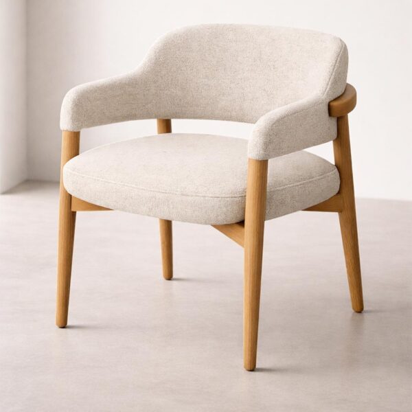 Silla Aura estilo escandinavo para comedor en Medellín